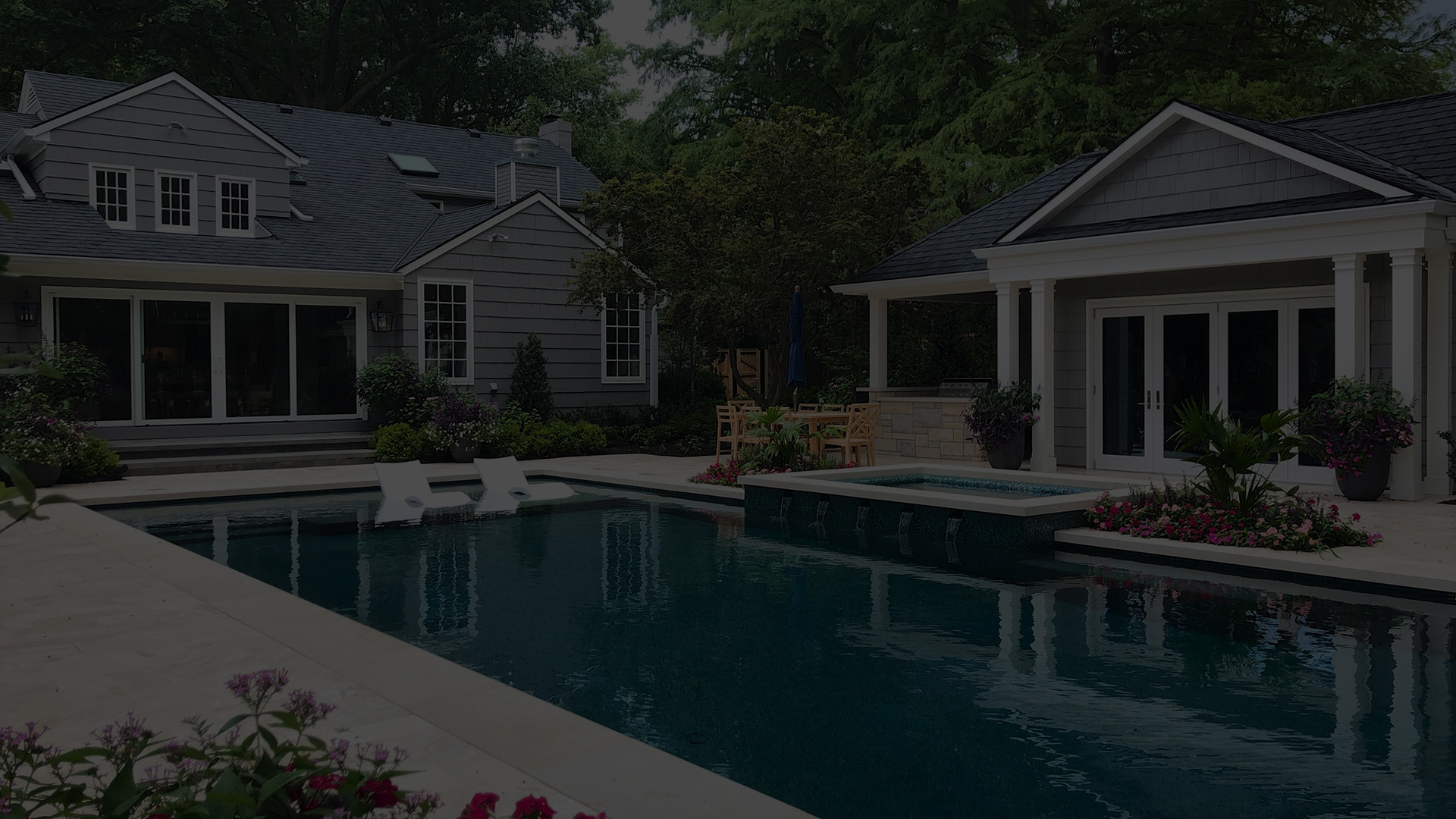 Outdoor Living Room and Kitchen